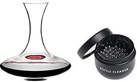 Riedel Dekanter Set Ultra mit Riedel Glasreiniger