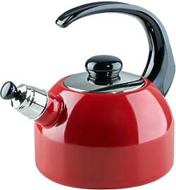 Riess, 0543-020, Flötenkessel Plus 2L, COLOR ROT, 