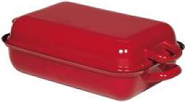 Riess Classic Color Rot Bratpfanne 32 x 22 cm mit