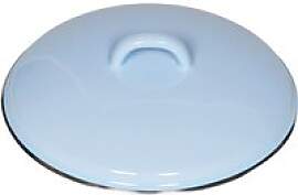 Riess Classic Pastell Deckel 24 cm blau - Emaille