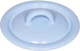 Riess Classic Pastell Deckel 9 cm blau - Emaille