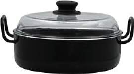 Riess Classic Schwarzemaille Omas Schmorpfanne 24