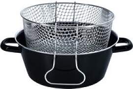 Riess Classic Schwarzemaille Pommes-Frites-Pfanne