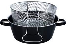 Riess Classic Schwarzemaille Pommes-Frites-Pfanne