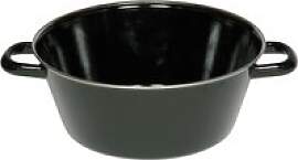 Riess Classic Schwarzemaille Schmalzpfanne 24 cm