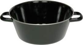 Riess Classic Schwarzemaille Schmalzpfanne 30 cm