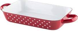 Riess Country Pünktchen Rot Bratpfanne 26 x 17 cm 