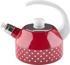 Riess Country Pünktchen Rot Wasserkessel 18 cm /