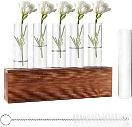 Riisoyu 6 Reagenzgläser Blumenvase,