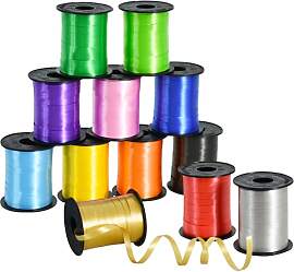 Ringelband, 12 Colors Ballon-Ringelbänder-Set,