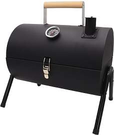 RIN & RUT Tragbarer Holzkohlegrill mit Deckel