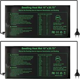 RIOGOO Heizmatte Wärmematte für Sämling