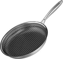 RIOVARM 26 cm Edelstahl Bratpfanne Induktion