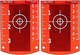 Risegun Laser Zieltafel, 2 Stück Magnetische