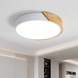 Riserva Deckenlampe LED 24W, Deckenleuchte Holz