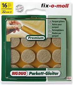 Ritterrath Big-Duo Parkettgleiter 22mm 16 Stück,
