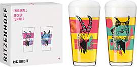 RITZENHOFF 3491003 Becher 400 ml - 2er Set - Serie 