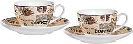 Ritzenhoff & Breker Cappuccino-Set Crema |