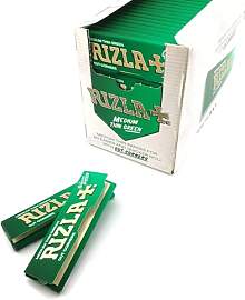 Rizla 50 Heftchen RIZLA Green Medium Thin, kurzes