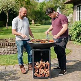 RJRoyal Living Plancha Grill Amigo Edelstahl