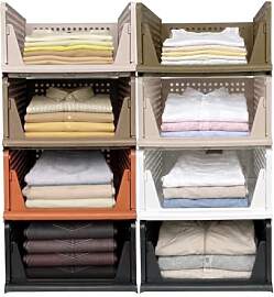 RMAN 8 Pack Schrank Organizer Faltbar