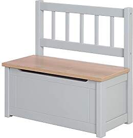 roba Kindertruhenbank Woody - Spielzeugtruhe in