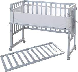 roba Stuben- & Beistellbett 3in1 grau,