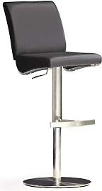 Robas Lund DI.AZ Barstuhl/-hocker, PU/Edelstahl,