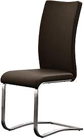 Robas Lund Esszimmerstuhl Leder Baun 2er Set,