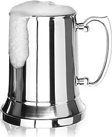 Robin Goods® Edelstahlbecher - Bierkrug aus