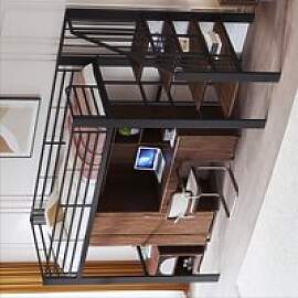 Robustes Metall-Hochbett 90*200/140*200cm mit