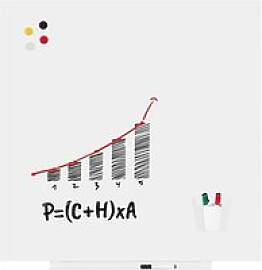 rocada Whiteboard PRO Skin 100,0 x 100,0 cm weiß
