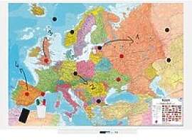 rocada Whiteboard Skin MAP Europa 150,0 x 100,0 cm 