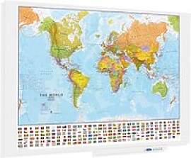 rocada Whiteboard Skin MAP Welt 150,0 x 100,0 cm