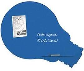 rocada Whiteboard Skinshape 75,0 x 115,0 cm blau