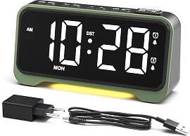 ROCAM Wecker Digital große LED-Anzeige, Digital