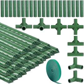 Rodison 30 x Pflanzstäbe Rankhilfe Set,