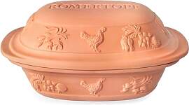 Römertopf RUSTICO Dampfgar-Bräter aus Naturton,