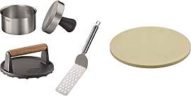 RÖSLE Barbecue Burger-Set 3-TLG Hochwertiges