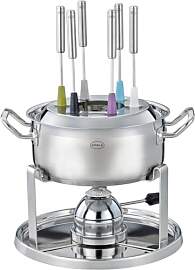 RÖSLE Fondue-Set für 6 Personen – Edelstahl