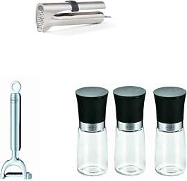 RÖSLE Küchenhelfer-Bundle - Knoblauchpresse,