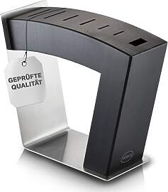 RÖSLE Messerblock MoveX Schwarz, Hochwertiger