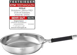 RÖSLE SILENCE PRO Bratpfanne, Hochwertige Pfanne