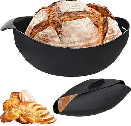 Roinaid Brotbackform Silikon Schwarz