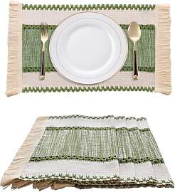 RoiYeel Boho Tischsets 4er Set,
