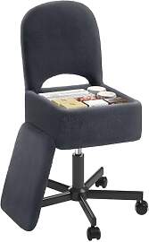 Rolanstar Schminktisch Stuhl mit Stauraum,