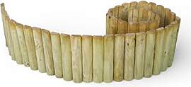 Rollborder Rasenkante Holz 250 cm Länge, 30 cm