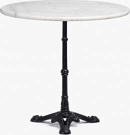 Roma Marmor Bartisch Weißer Marmor & Rund