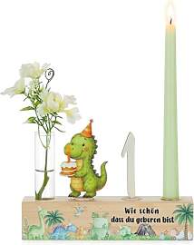Romadedi Dino Geburtstag Deko für 1. Junge -