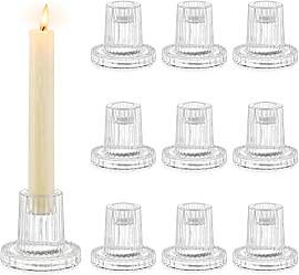 Romadedi Glas Kerzenhalter Kerzenständer für